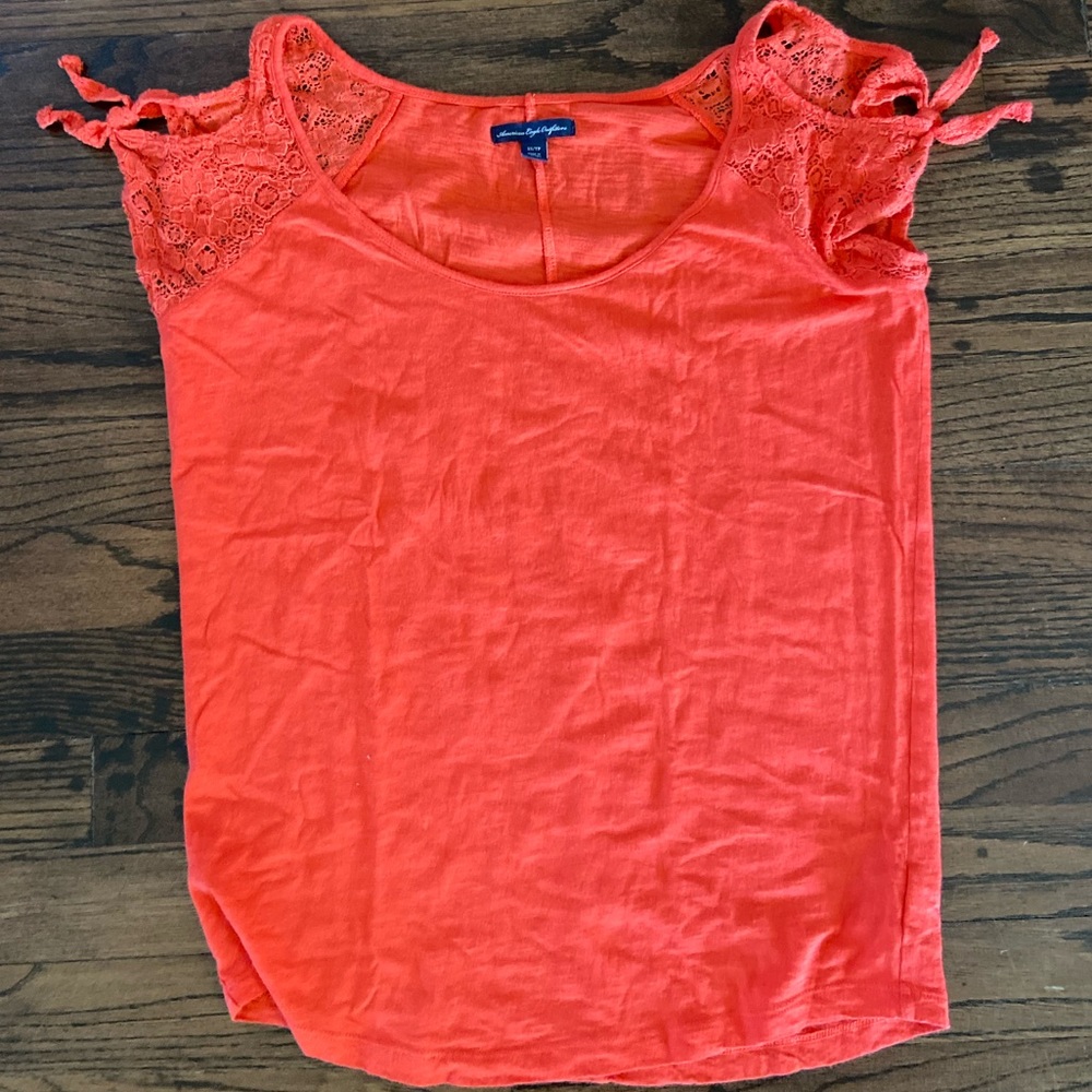 American Eagle open-shoulder top